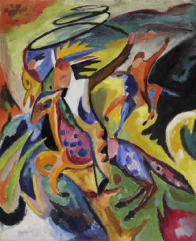 Rider with Lasso 1911