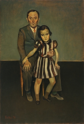 Balthus, Joan Miró and His Daughter