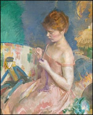 Beaux, Dressing Dolls, 1928