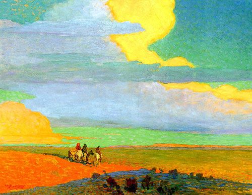 Berninghaus, Traveling North at Sunrise