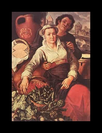 Beuckelaer Painting, Market Scene