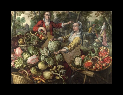 Beuckelaer Painting, The Four Elements, Earth