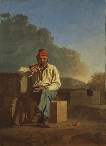 Bingham, Mississippi Boatman, 1850