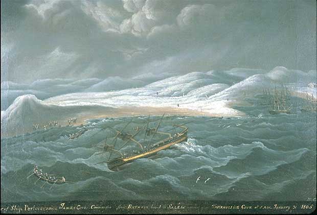 Perseverance Wrecked near Tarpauline Cove 1805
