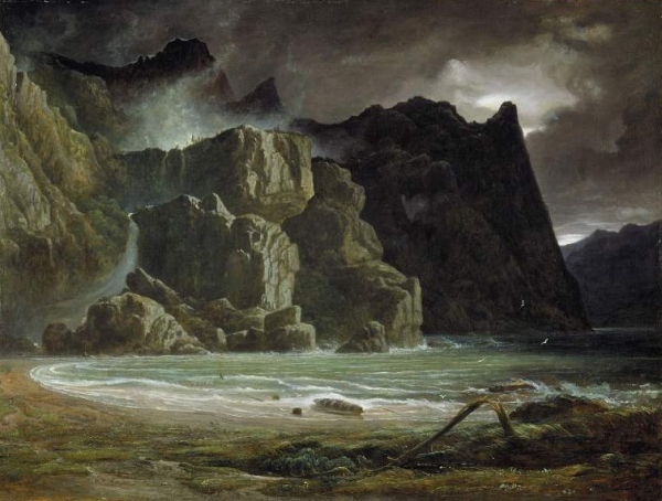 Danby, View of a Norwegian Lake Before the Sun has Dissipated the Early Morning Mist