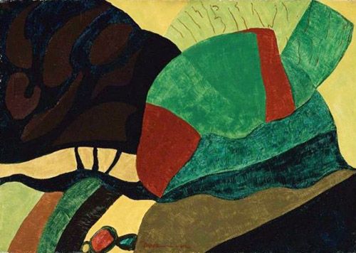 Dove, Green Landscape