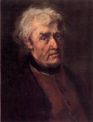 Edlinger painting, Self-Portrait