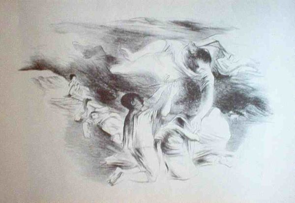 Guerrero, Scenes of Death, lithograph