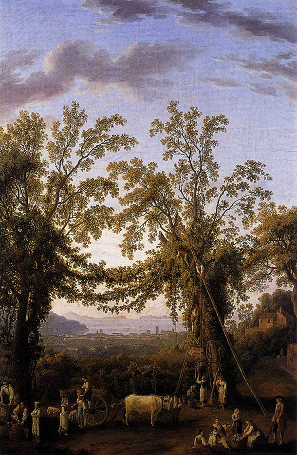 Hackert painting, Autumn