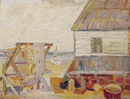 Krehbiel, Drying Nets, Santa Monica, California, 1918