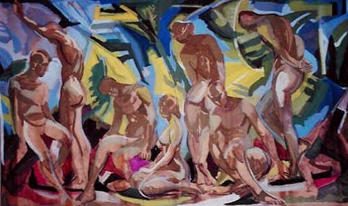 Krehbiel, Untitled, figure composition