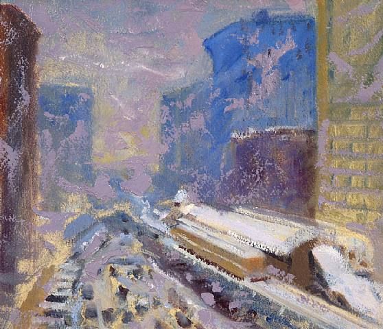 Krehbiel, Evening Rush Hour in the Chicago Loop