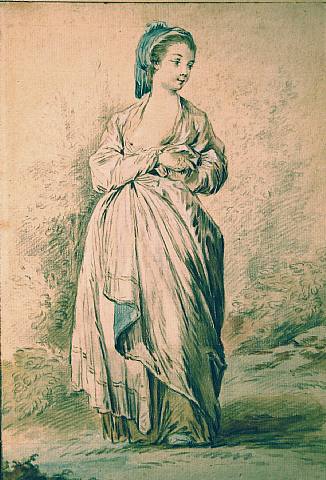 Leprince painting, The Russian Peasant Girl