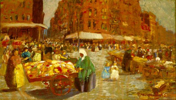 Luks, Houston Street, 1917
