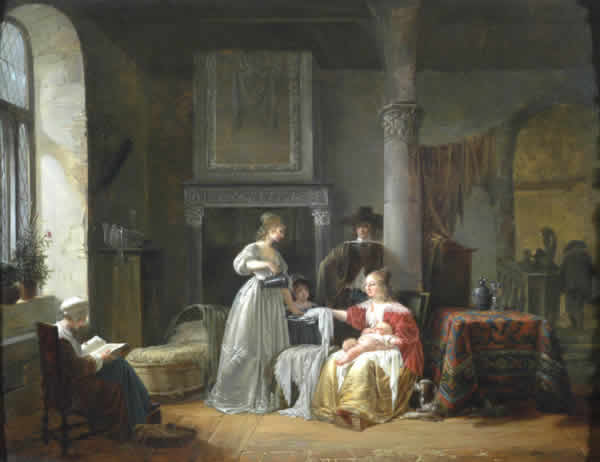Mallet painting, A Nursery Scene
