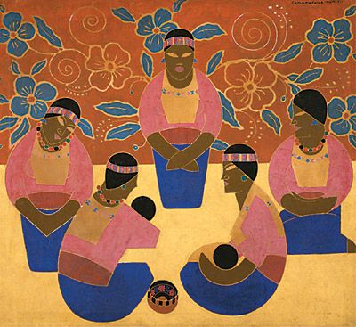 Merida, Structural Study for a Mural, 1921