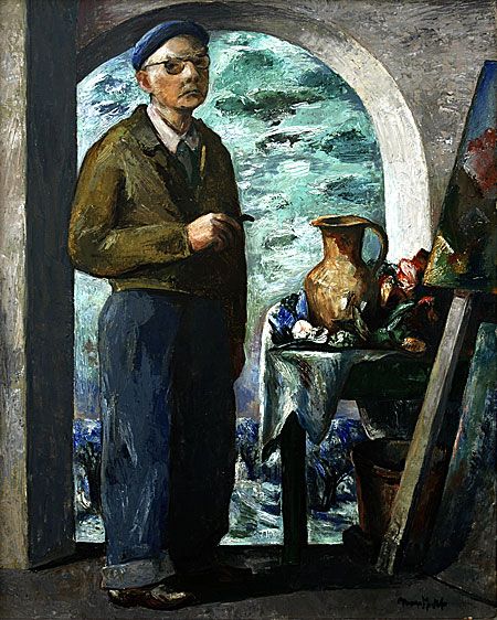 Nordfeldt, Self-Portrait