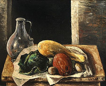 Nordfeldt, Still Life with Squash