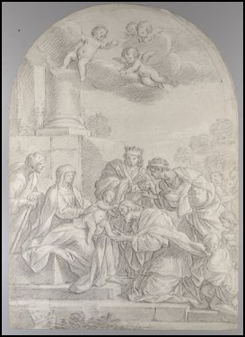 Parrocel work, Adoration of the Kings