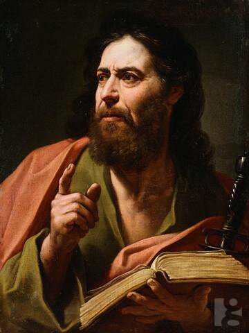 Parrocel painting, Saint Paul
