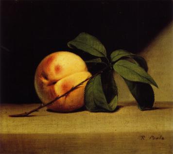Still Life with Peach