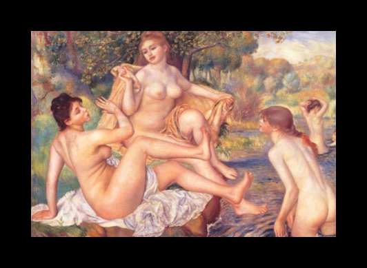 Renoir painting, The Bathers, 1884-87