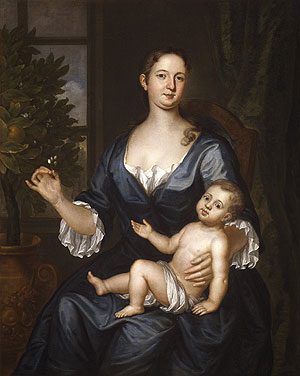 Mrs. Francis Brinley and her Son Francis