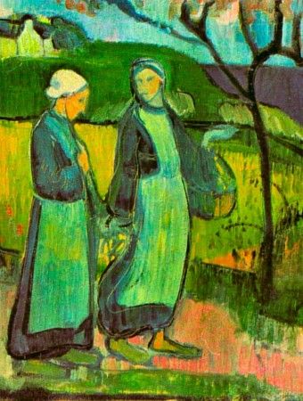 Verkade, Two Bretons of Pouldu