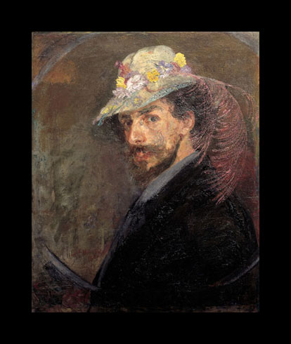 Ensor painting, Self-Portrait