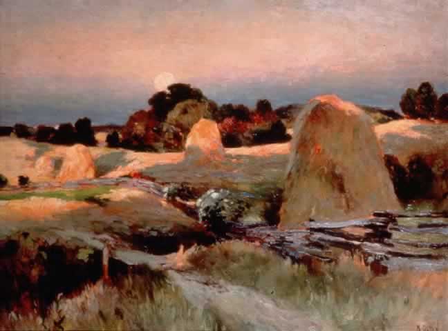 Landscape with Haystack 