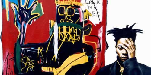 Basquiat, Samo with Ernok, 1982