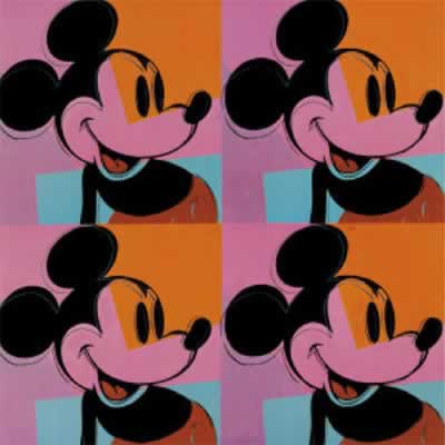  Warhol, Mickey Mouse