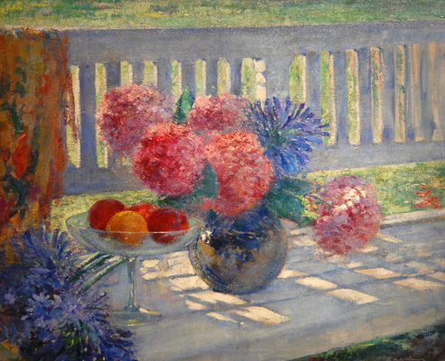 Ernesto de la Cárcova, El banco del jardín, 1927