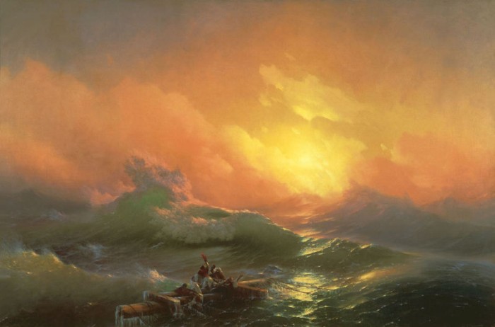 The Ninth Wave, *considered the best known Russian seascape
