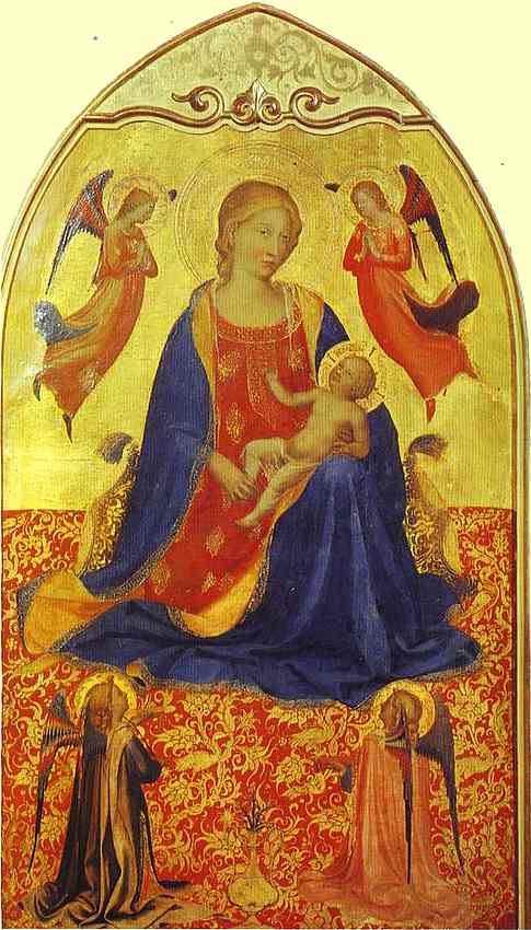 Madonna And Child With Angels