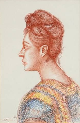 Anguiano, Portrait of a Girl, 1968