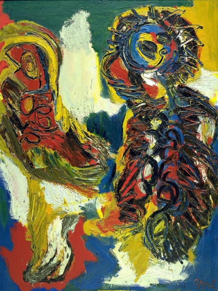 Appel, Parrot Woman with Bird