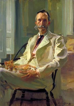 Beaux, Man with a Cat