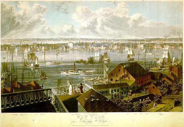 New York from Brooklyn Heights 1830