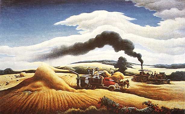 Benton, Wheat Threshing
