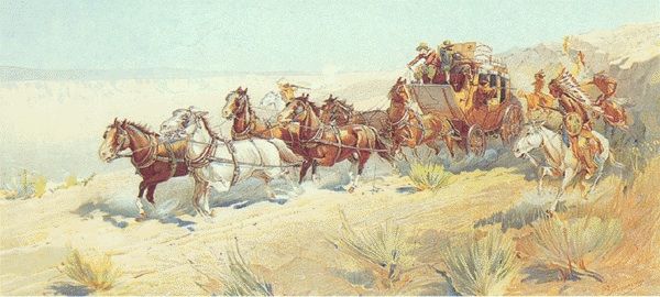Berninghaus, A Fight Over the Overland Mail