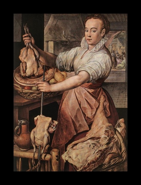 Beuckelaer Painting, The Cook