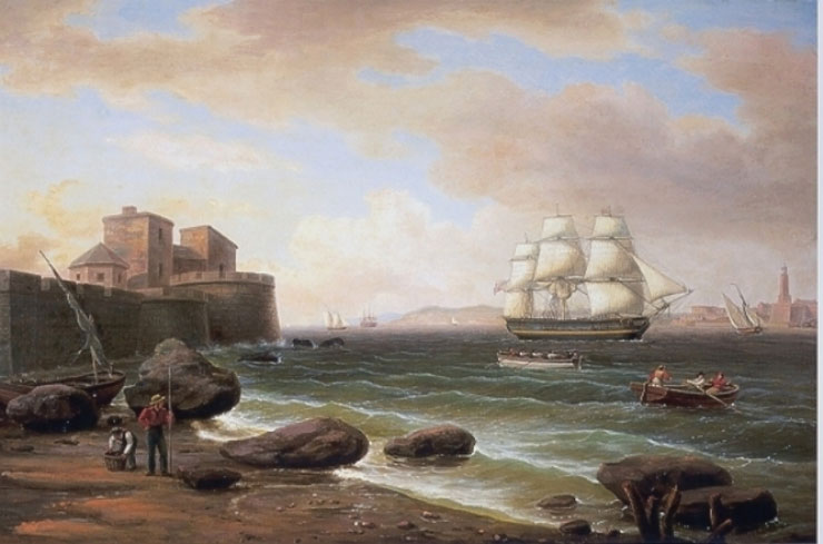 American Merchant Ship at Marseilles