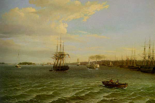 View of Philadelphia Looking South on the Delaware River