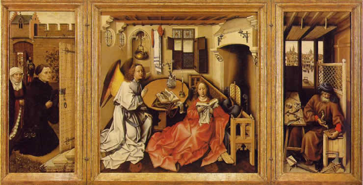 Flemalle Altarpiece Tryptic