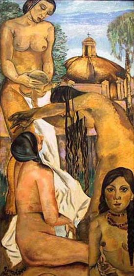 Cantu, Daphne and the Bathers, 1929
