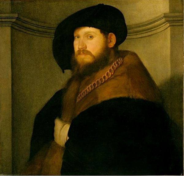 Cariani, Portrait of a Gentleman Wearing a Gold Chain