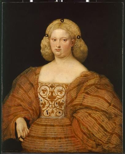 Cariani, Portrait of Woman with Subjects