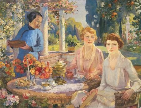 Cooper, Tea Time Santa Barbara, 1921