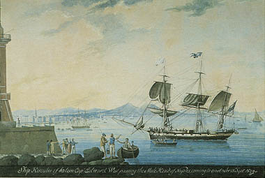 Ship Hercules in Naples